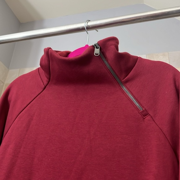 ATHLETA Cozy Karma Asym Sweatshirt Dress - Picture 3 of 11